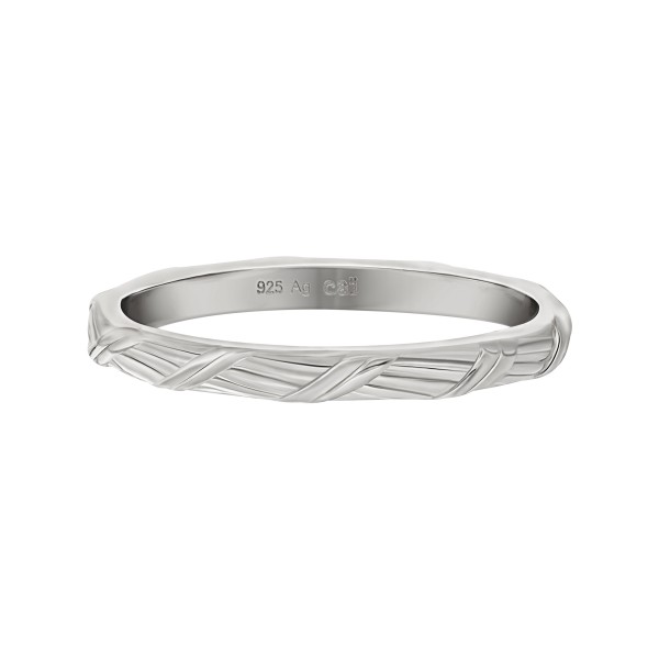 cai love Ring 925/- Sterling Silber rhodiniert ohne Stein