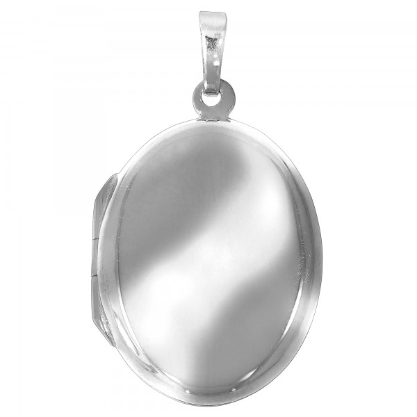 Medaillon 925/- Sterling Silber rhodiniert 2,9cm
