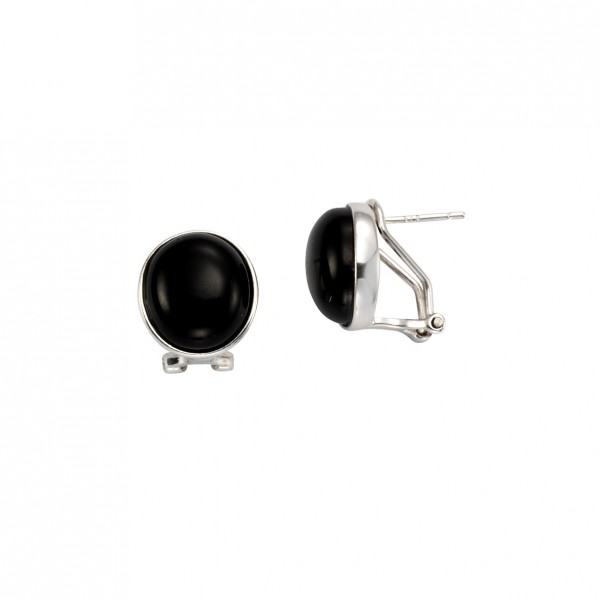 Ohrstecker 925/- Sterling Silber rhodiniert 1,3cm