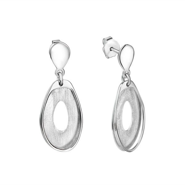 Ohrhänger 925/- Sterling Silber Rhodiniert 3,0cm