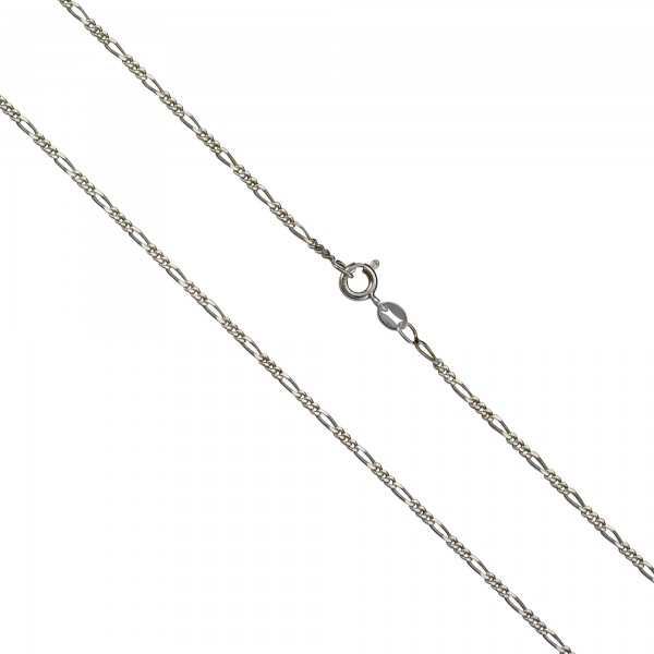 Collier Figarokette 925/- Sterling Silber