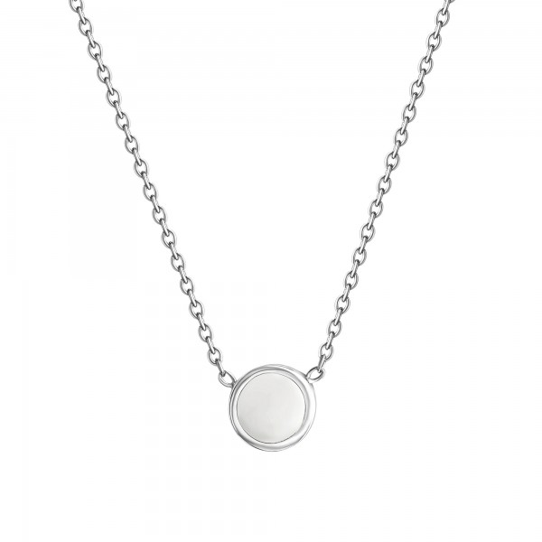 Collier Ankerkette 925/- Sterling Silber rhodiniert 42+3cm