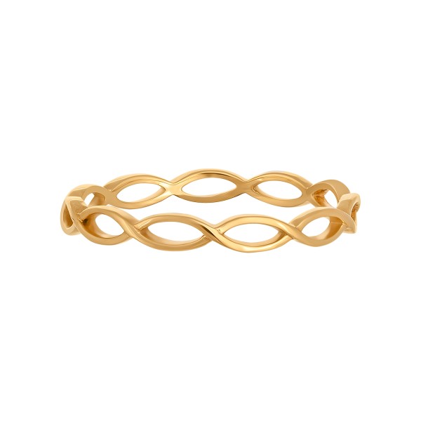 cai love Ring 925/- Sterling Silber vergoldet ohne Stein