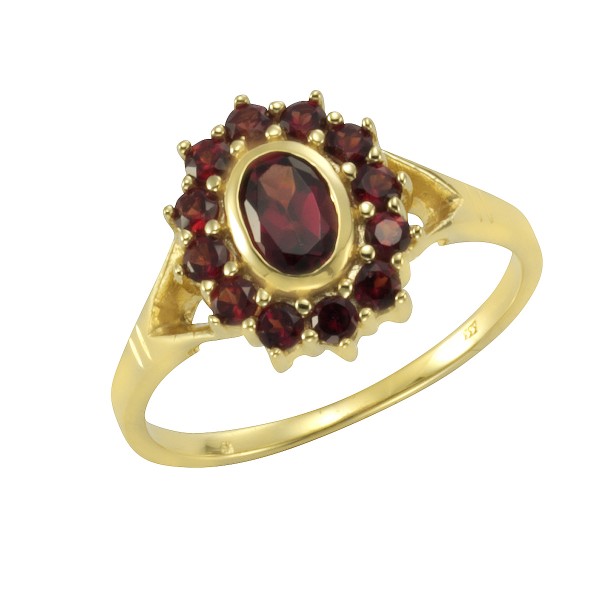 Ring 333/- Gold Granat