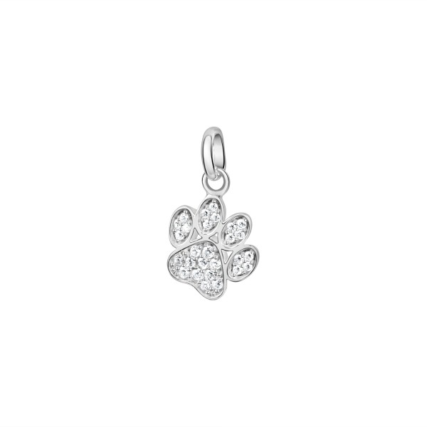 Anhänger 925/- Sterling Silber Rhodiniert 1,7cm Zirkonia