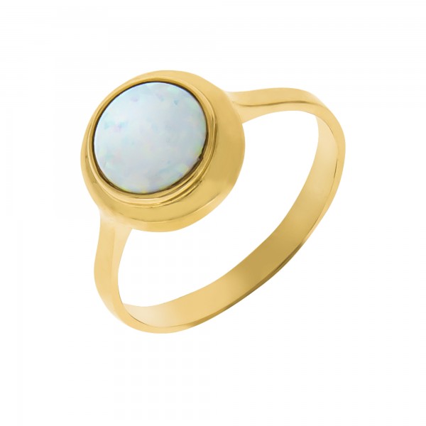 Ring 375/- Gold Opalith