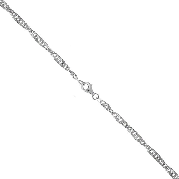 Collier Singapurkette 925/- Sterling Silber 60cm